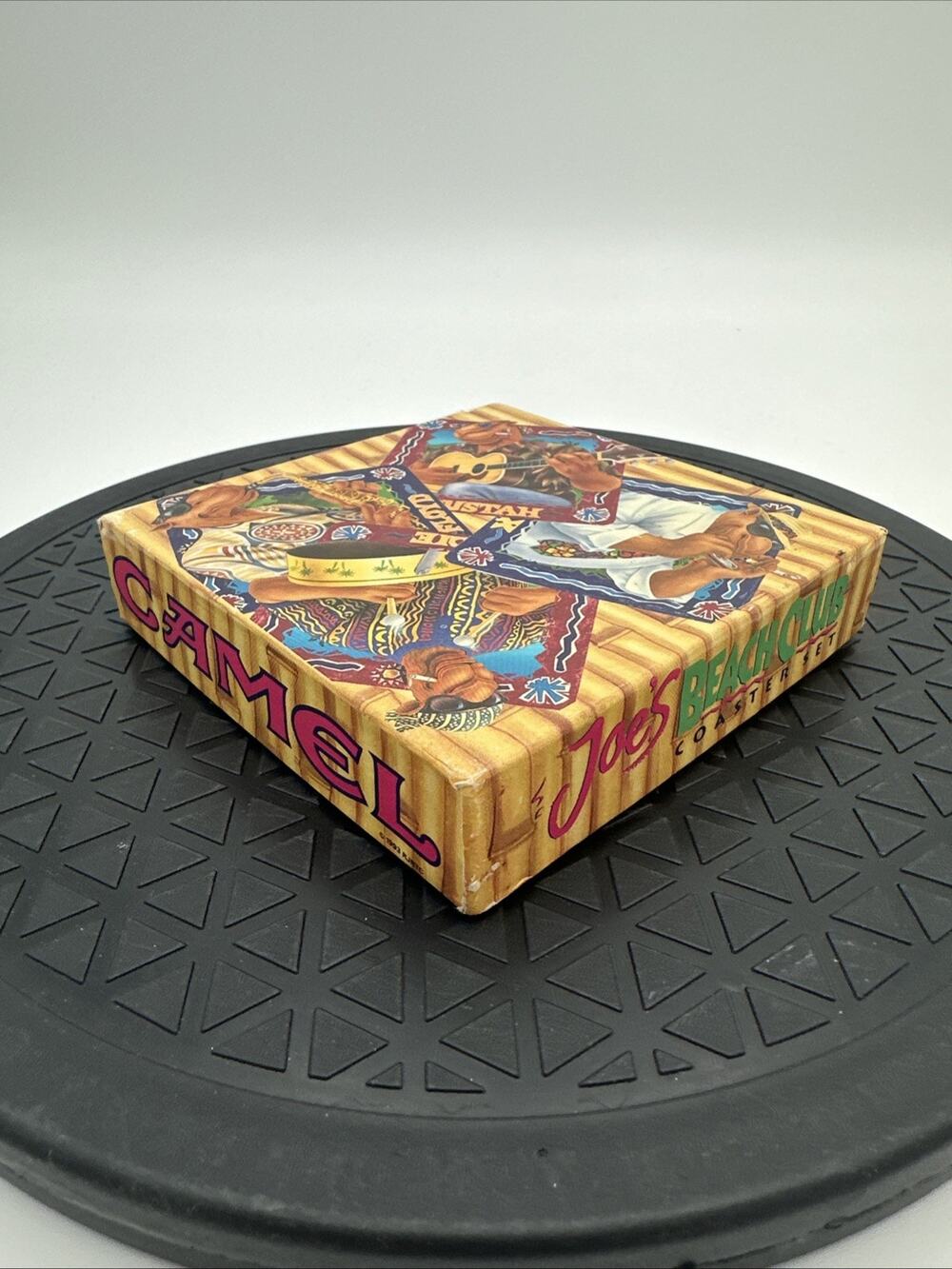 Vintage Camel Joe’s Beach Club Coaster Set Of Four